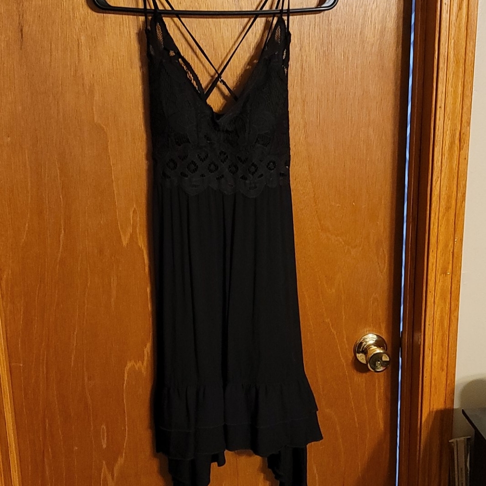Rue 21 spaghetti strap black dress